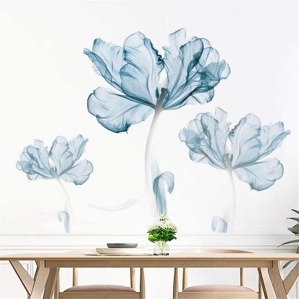 COVPAW Wall Stickers & Murals Home Décor Home Décor Accents for Living Room Flower Wall Decals Home Improvement Paint Wall Treatments Wall Decals Murals Decor Vinyl Removable Mural Paper …